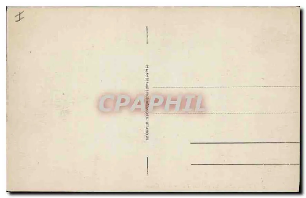 Mulhouse - Das Posthotel und der Kanal — Graphil, n°48 - Rückseite