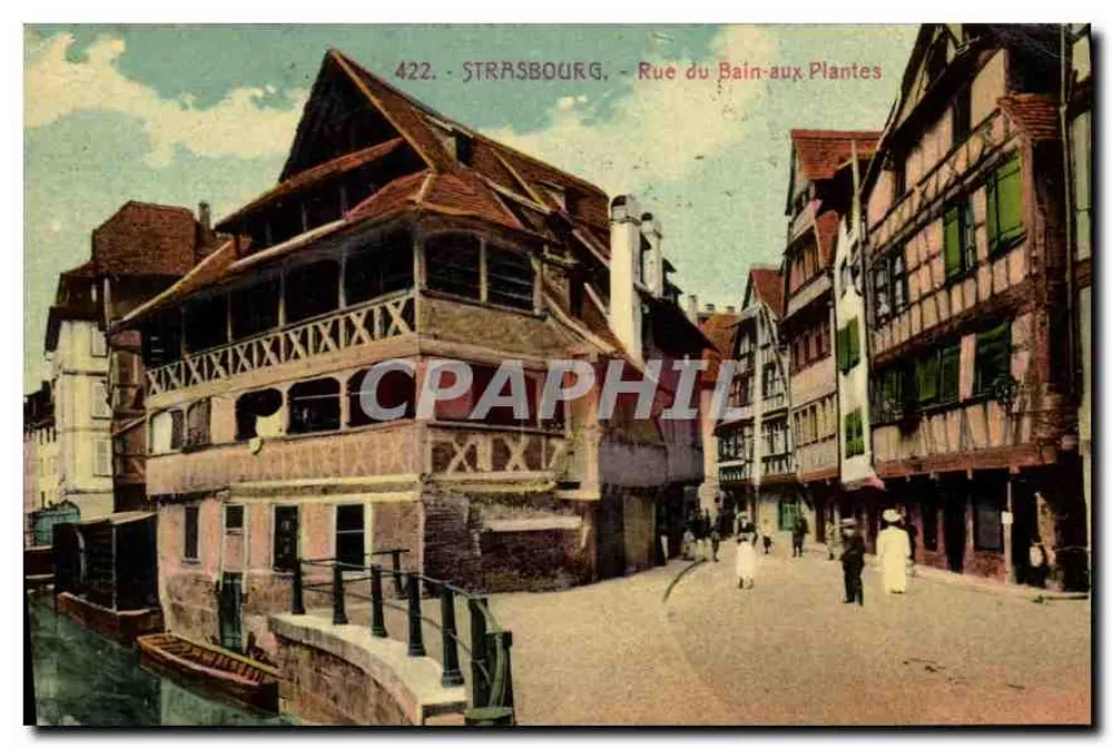 Strasbourg - Rue du Bain-aux-Plantes — n° 422 - Vorderseite