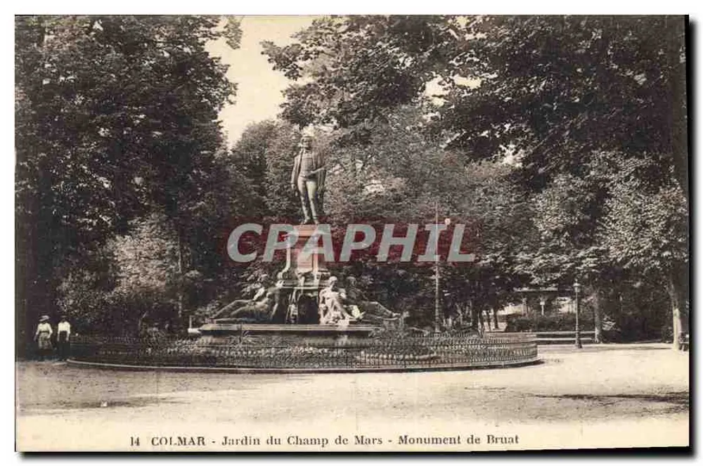 Colmar - Jardín del Campo de Marte - Monumento de Bruat - Anverso
