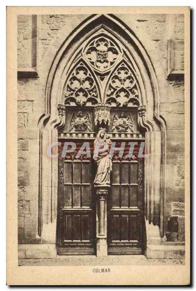 Colmar — Portal der Dominikanerkirche — Edition J.-B. Luxe et Cie - Vorderseite