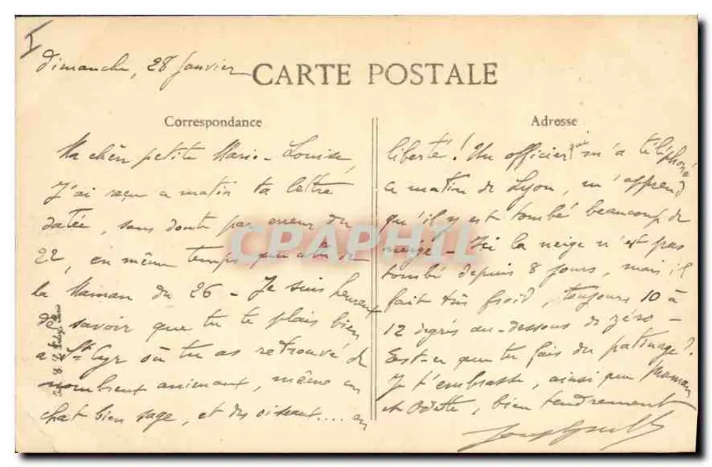 La Entrada de los Lagos del Doubs — vista lacustre con acantilados — Cliché Ch. Simon, edición 466 - Reverso
