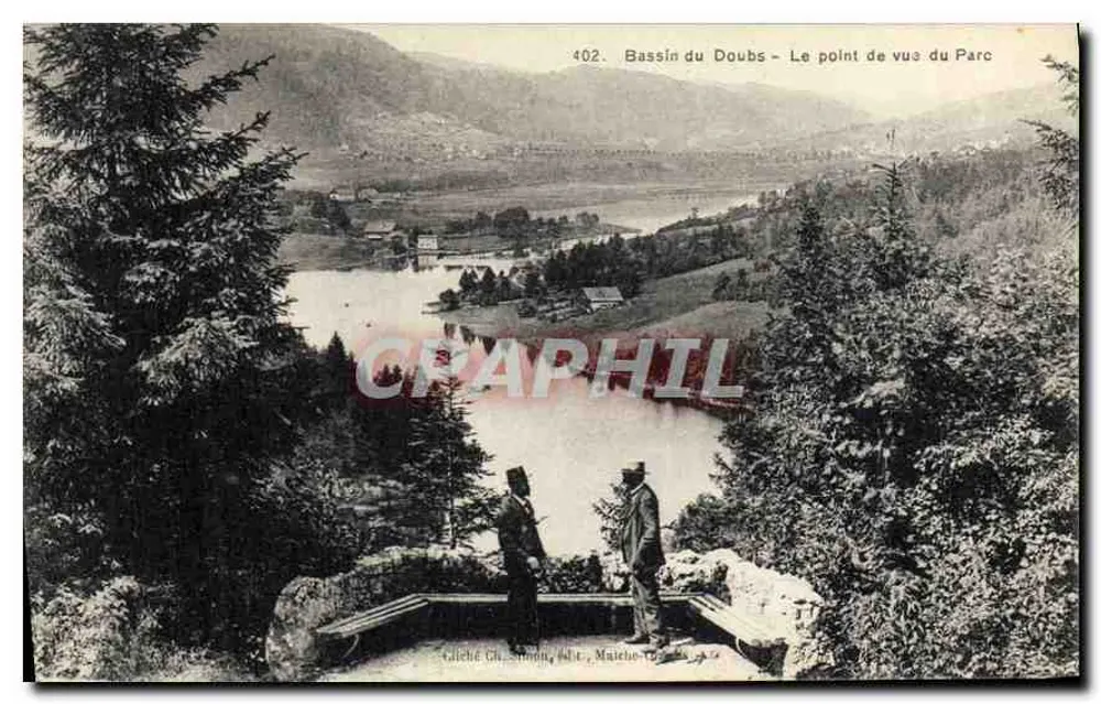 Bassin du Doubs — Der Ausblick vom Park — Caliche Ch. Simon, Sallanche, Haute-Savoie - Vorderseite