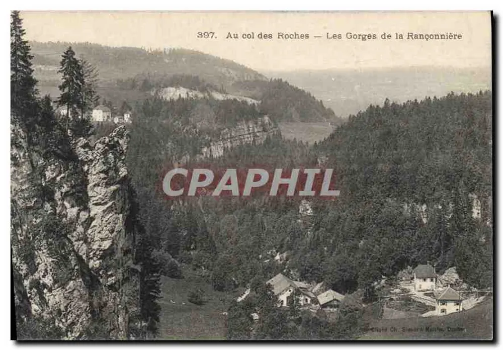 Am Rochenpass — Die Schluchten der Rançonnière — Verlag: C. Or. Simoun Ruche, Doute - Vorderseite