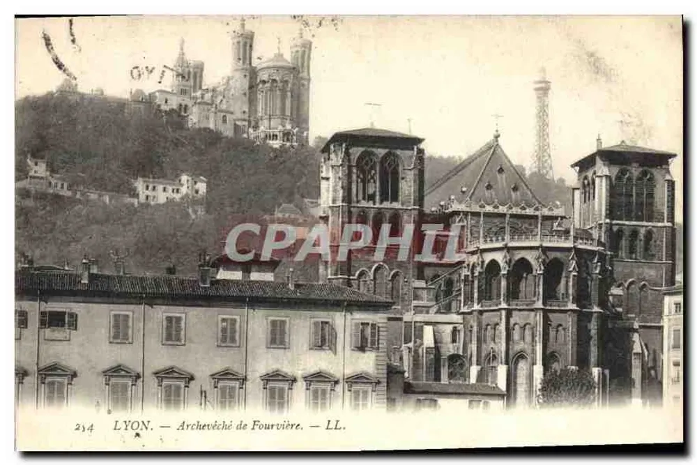 LYON — Arquiepiscopado de Fourvière — LL. — n° 234 - Frente