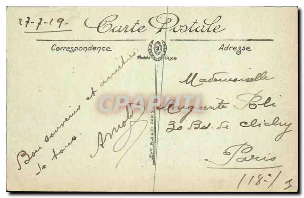 LYON — Fachada da Notre-Dame de Fourvière — LL. — n° 182 - Verso