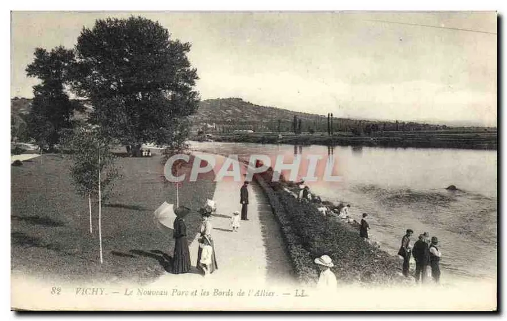 Vichy — Der Neue Park und die Ufer der Allier — LL - Vorderseite