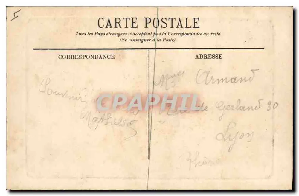 Das Casino - Ein Stück der Terrasse — Vichy - Rückseite