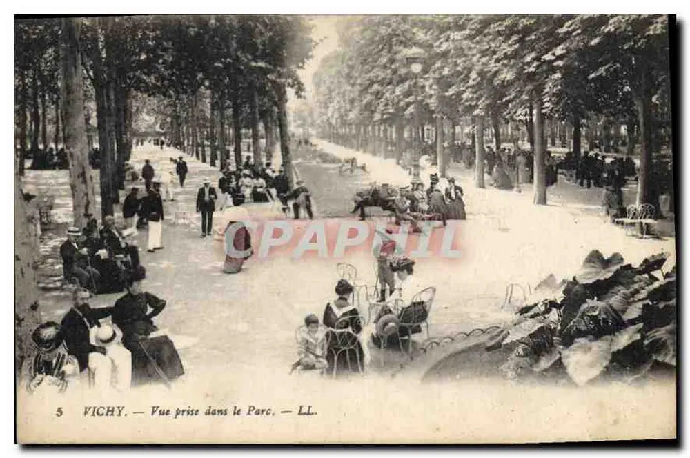 Vichy — Uitzicht genomen in het Park — LL. n°5 - Voorkant