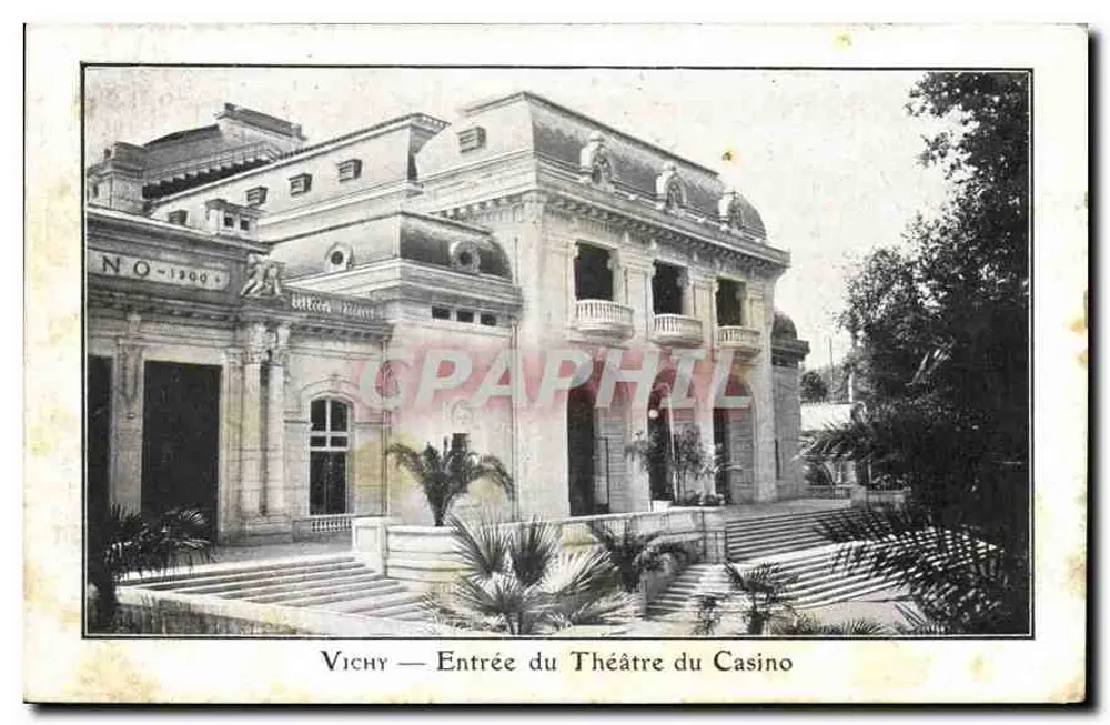 Vichy — Eingang zum Casino-Theater — NO-1900 - Vorderseite