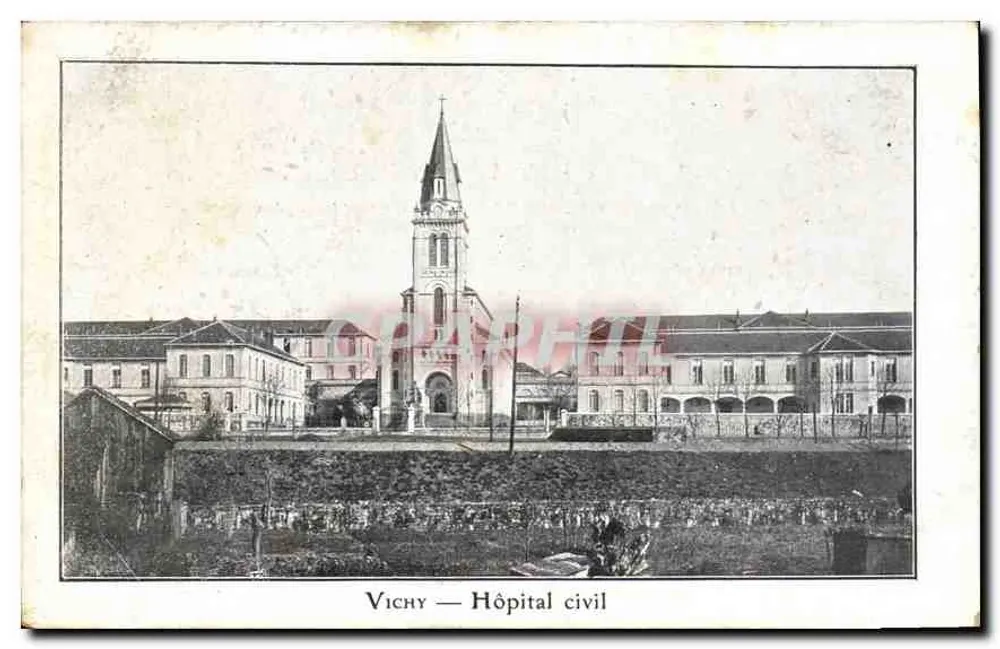 Vichy — Hospital civil — editor não identificado - Frente
