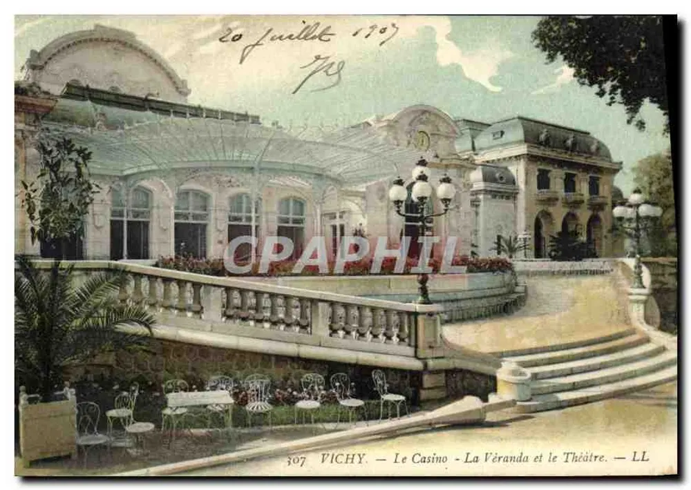 Vichy — Das Casino — Die Veranda und das Theater — LL - Vorderseite