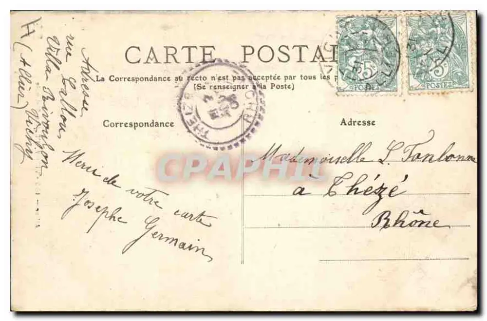 Allier — 105 - VICHY, a Igreja de São Luís — M.T. L.L. - Verso