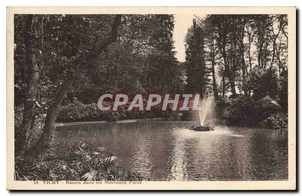 Vichy - Bassin in den neuen Parks - Vorderseite