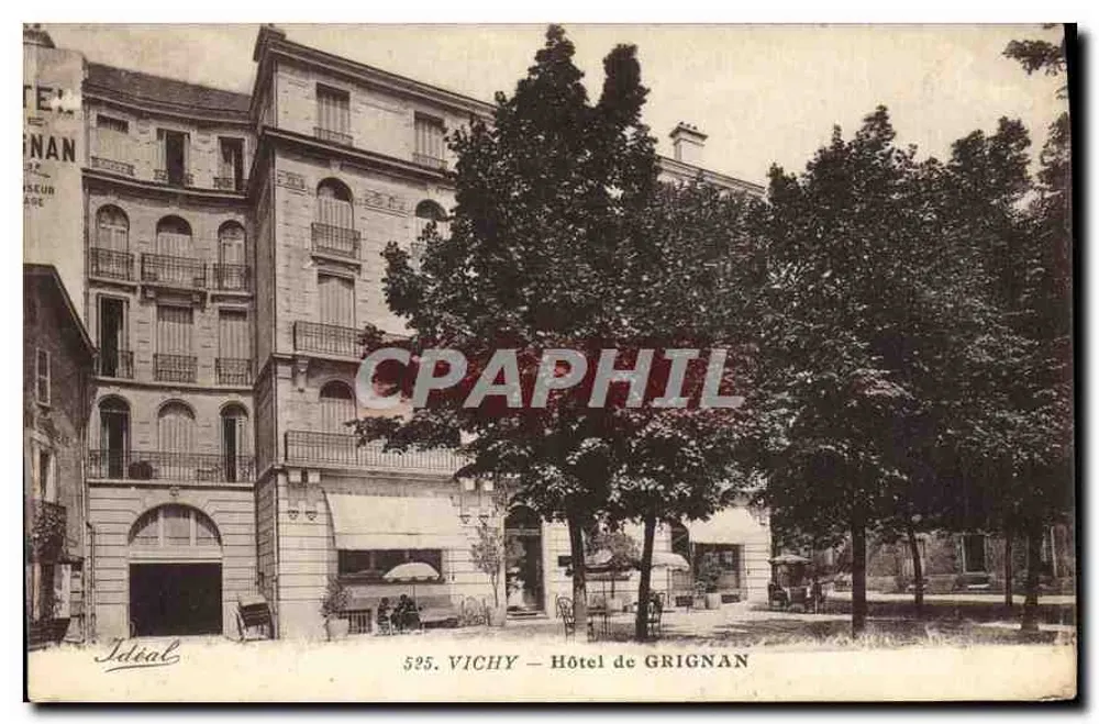 Vichy — Hotel de Grignan — Idéal, n° 525 - Frente