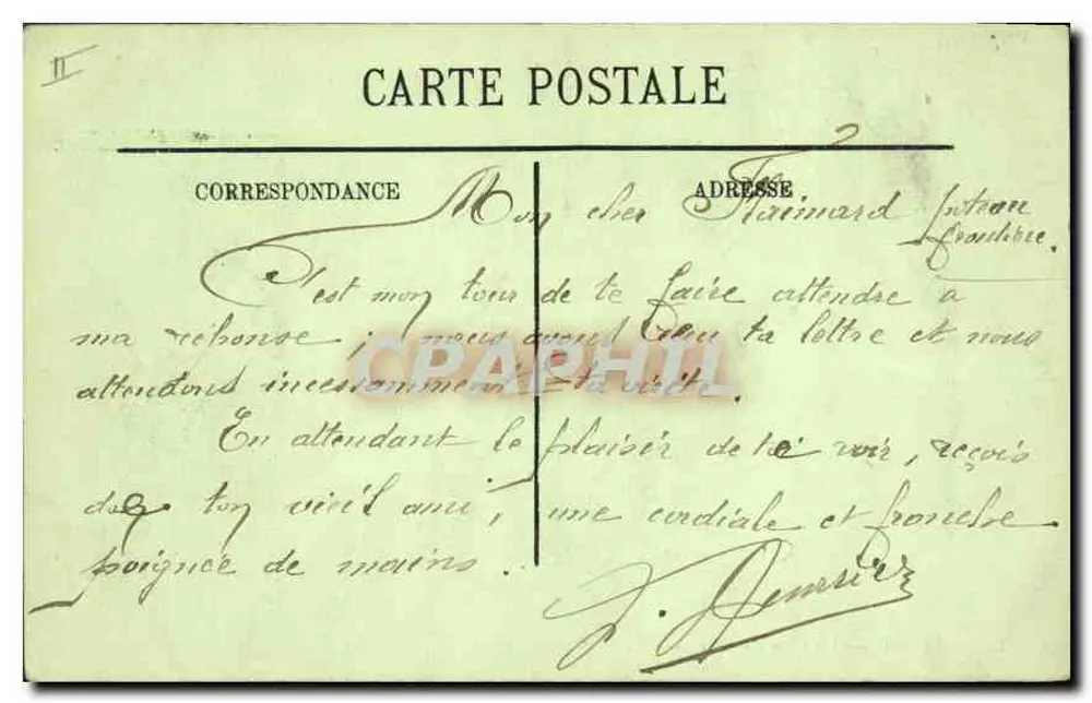 Vichy — Um Canto do Parque — LL. n° 276 - Verso