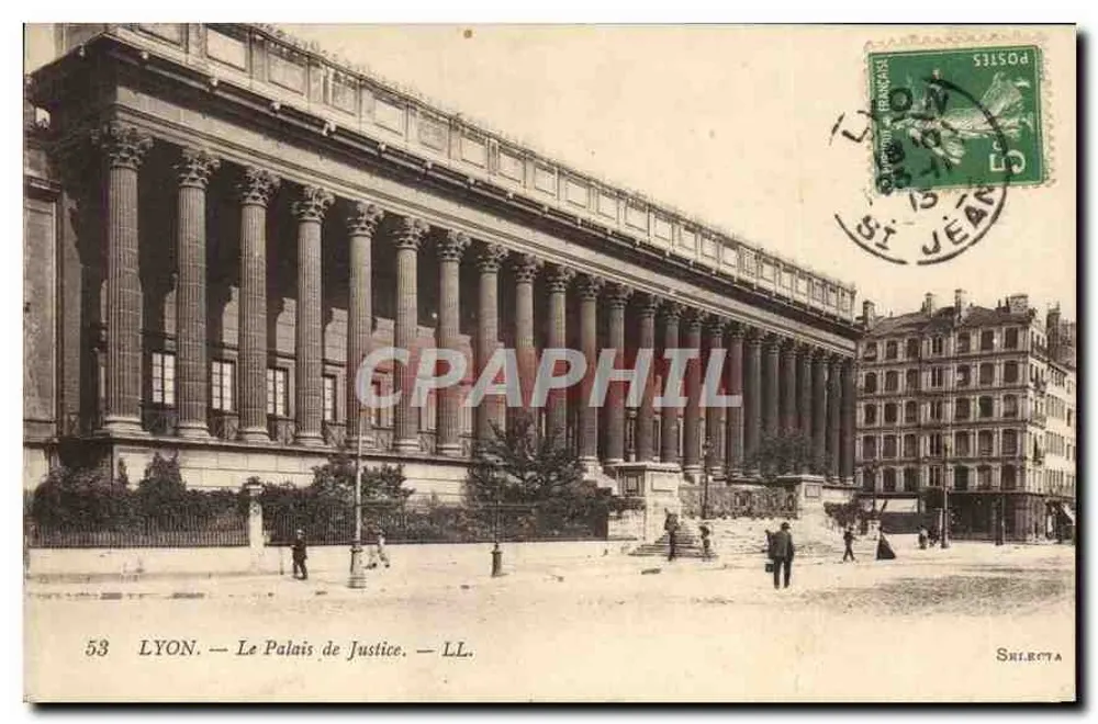 LYON — O Palácio de Justiça — LL. — SRIEOTA - Frente
