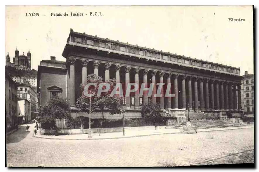 LYON — Palácio de Justiça — E.C.L. — Electra - Frente
