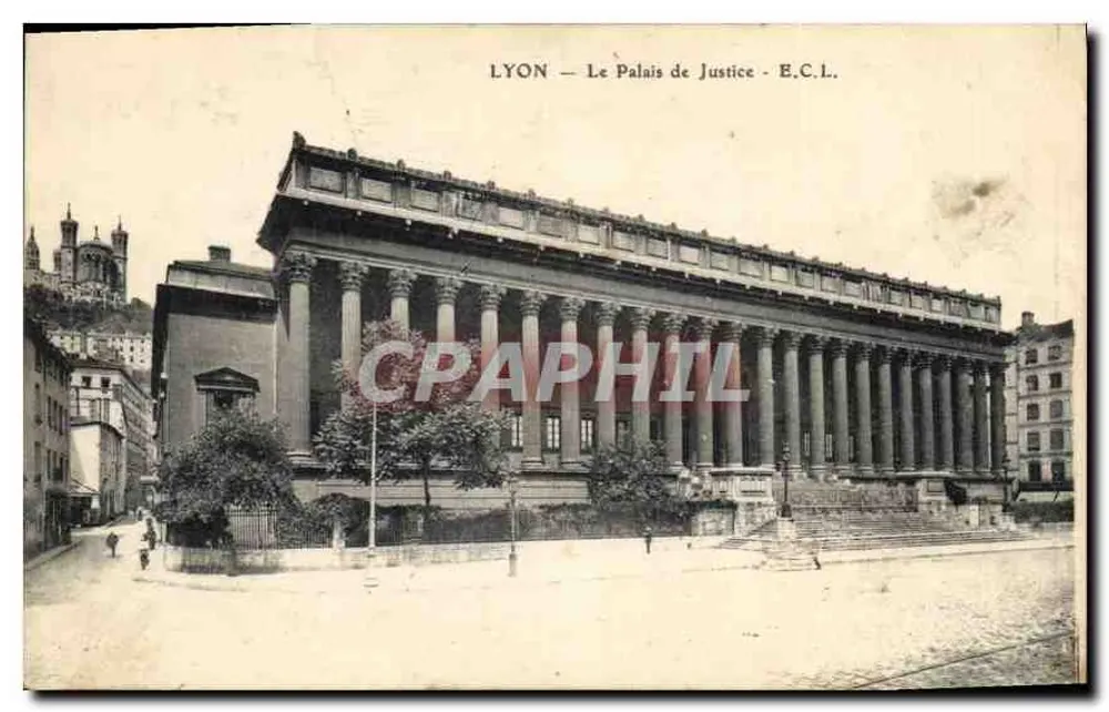 LYON — O Palácio de Justiça — E.C.L. - Frente