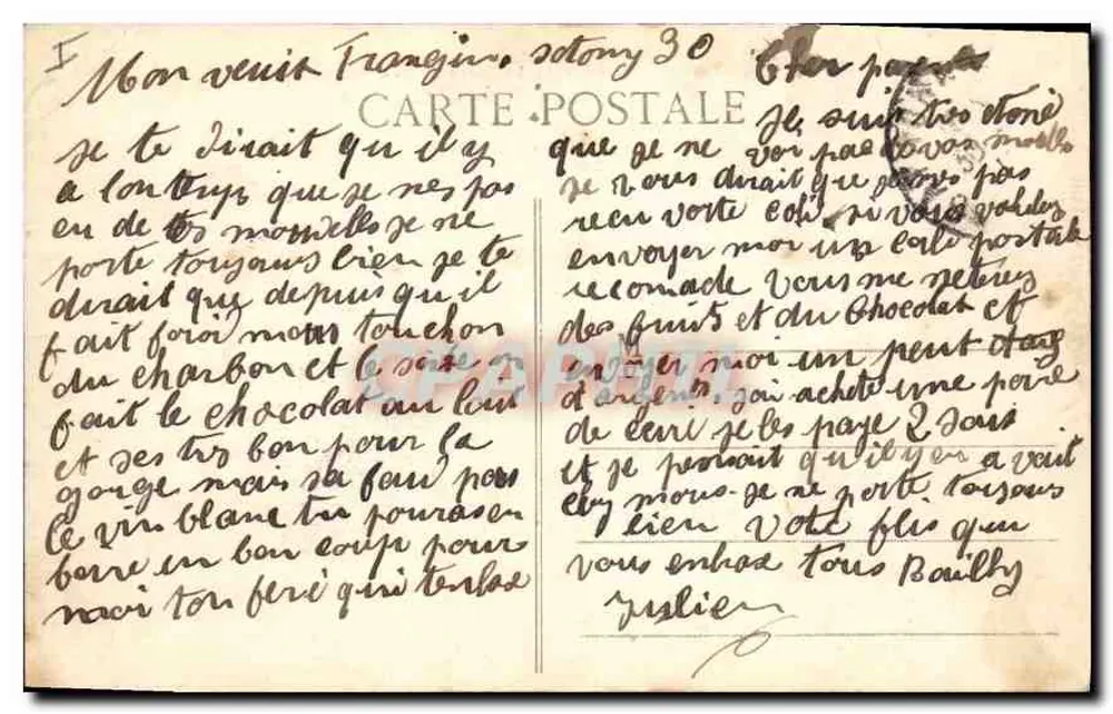 LYON — O Palácio de Justiça — E.C.L. - Verso