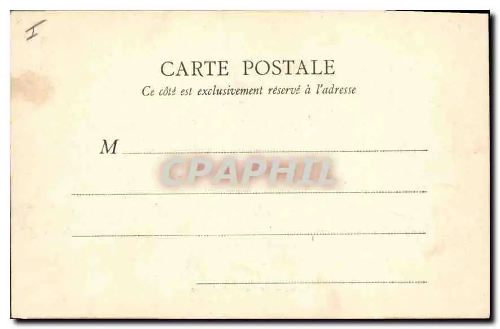 Lyon — O Palácio de Justiça — B. F., PARIS - Verso