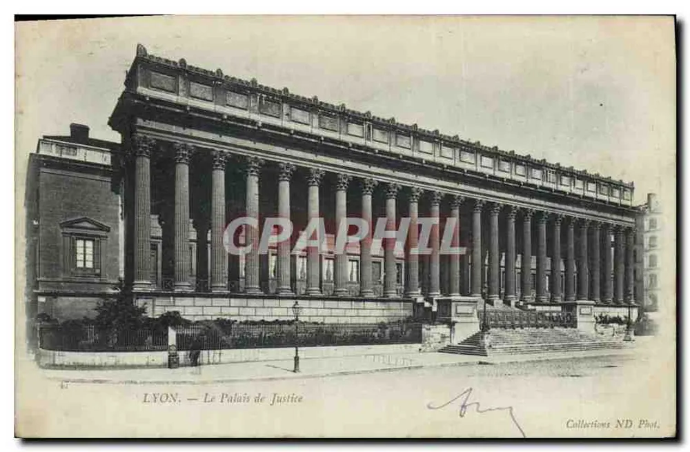 LYON — O Palácio de Justiça — Coleções ND Phot. - Frente