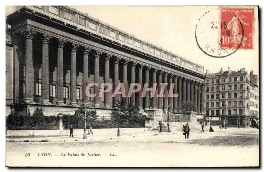 LYON — O Palácio de Justiça — LL. - Frente