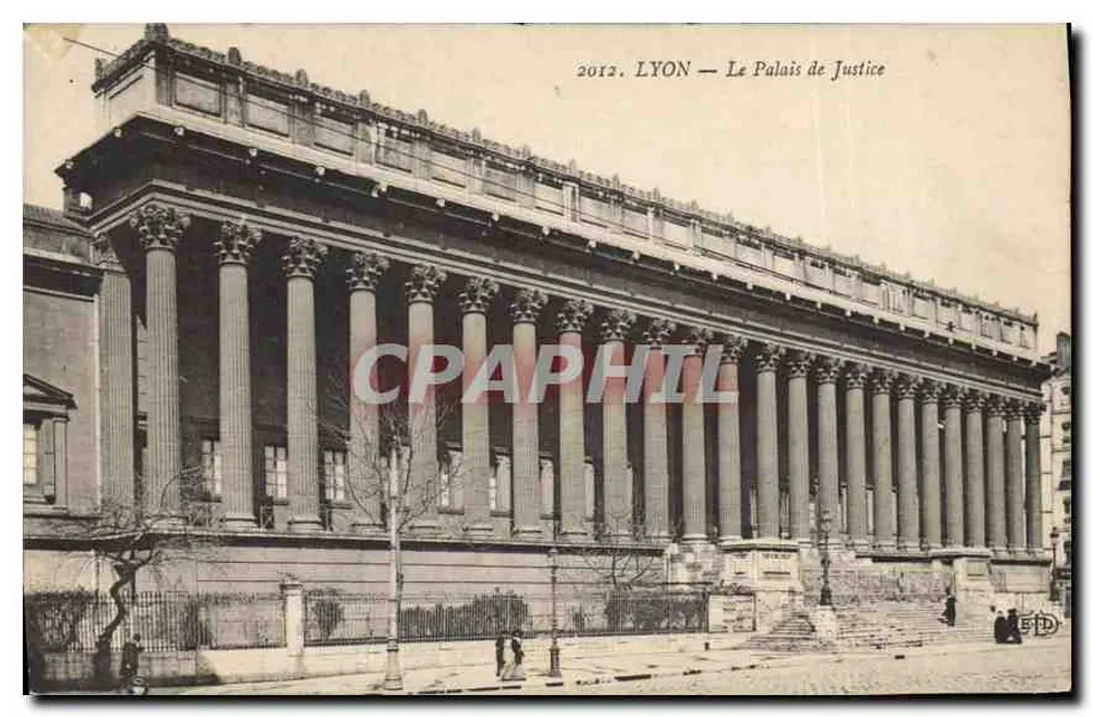 LYON — Het Paleis van Justitie — Uitgever B.D. n° 2012 - Voorkant