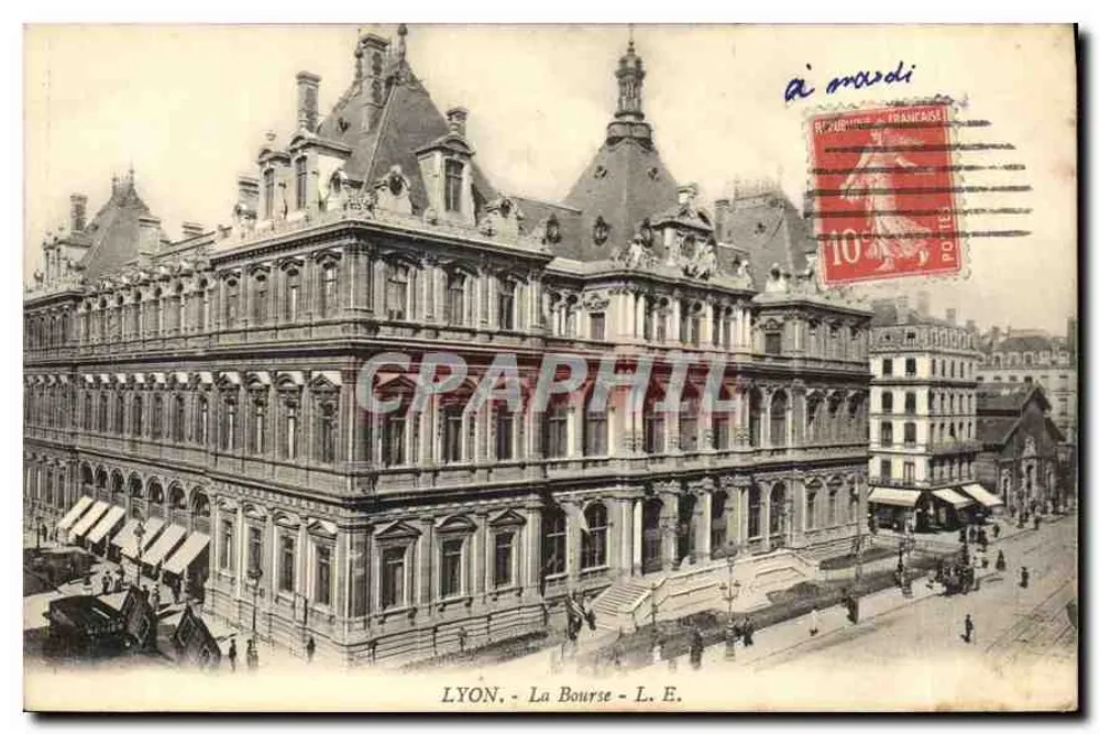 LYON - La Bourse - L. E. - Vorderseite