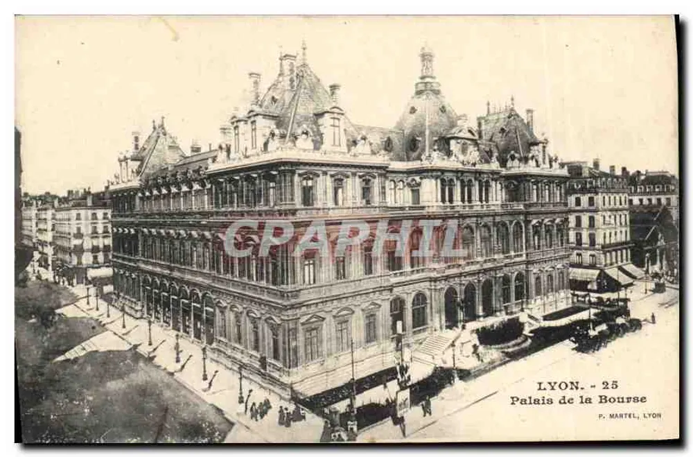 LYON - Palácio da Bolsa — P. Martel, Lyon, n°25 - Frente