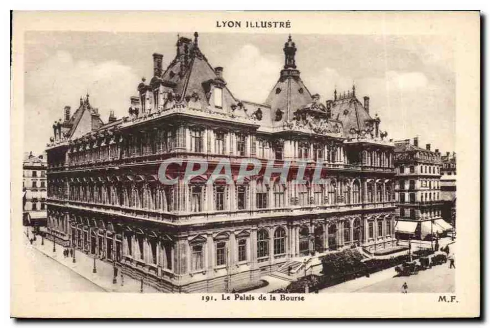 Lyon — O Palácio da Bolsa — Lyon Illustré, n° 191 - Frente