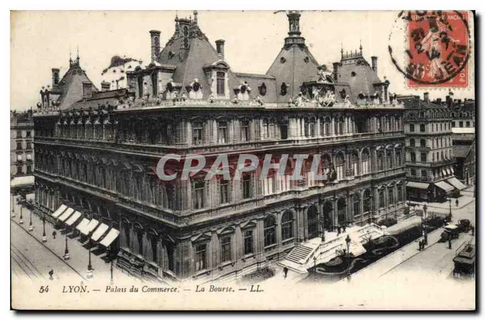 LYON — Palácio do Comércio — A Bolsa — LL. - Frente
