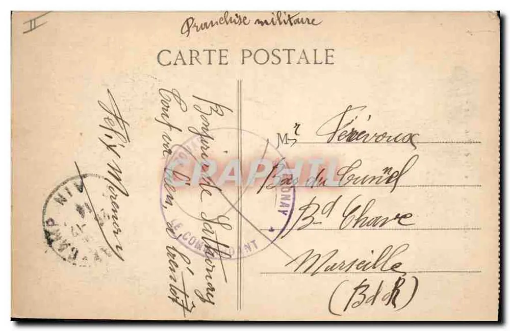 LYON — Die Metalltürme von Fourvière — E.C.L. - Rückseite