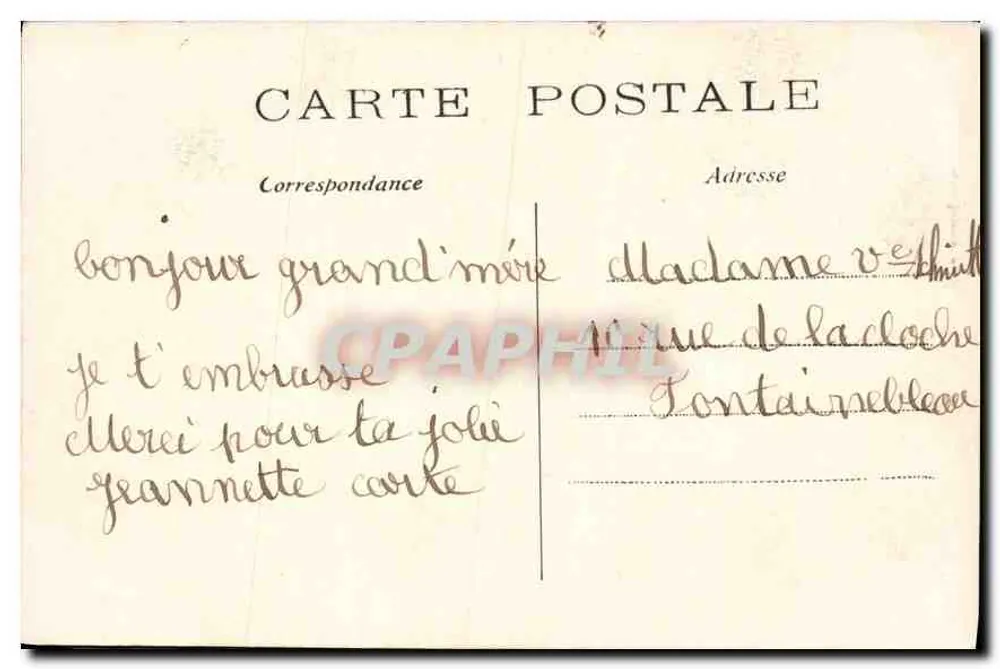 Paris — A Torre Saint-Jacques — C.M. n°11 - Verso