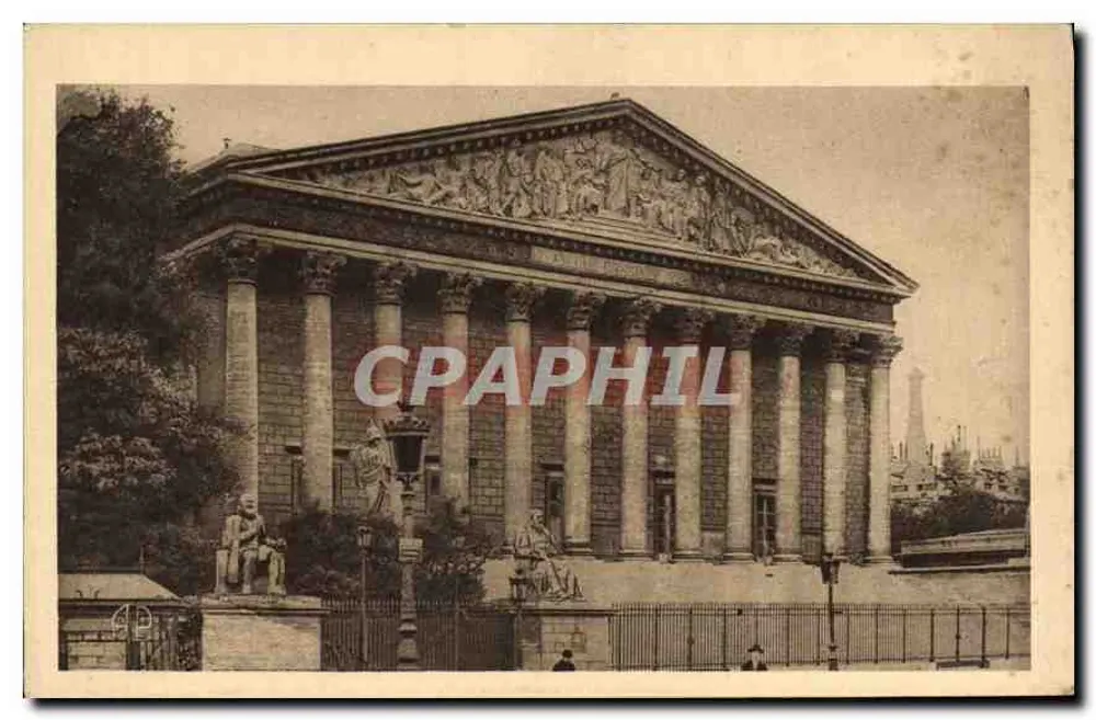 Parigi - La Camera dei Deputati — E. Papeghin, 24, rue des Petits Écuries, Parigi - Recto