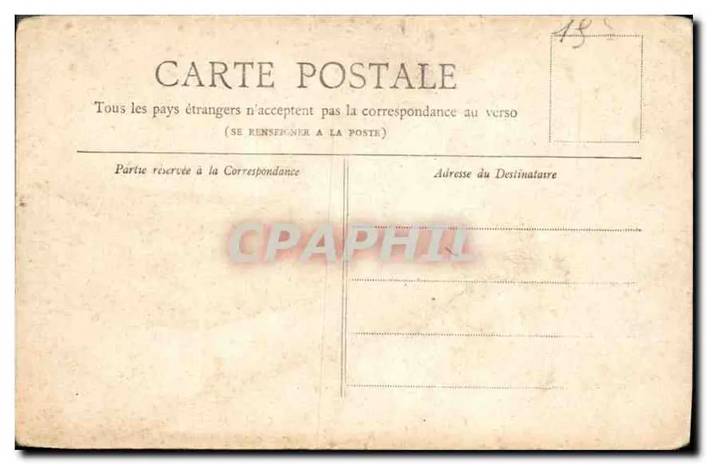 Les Invalides — Paris — Coleção Petit Journal - Verso