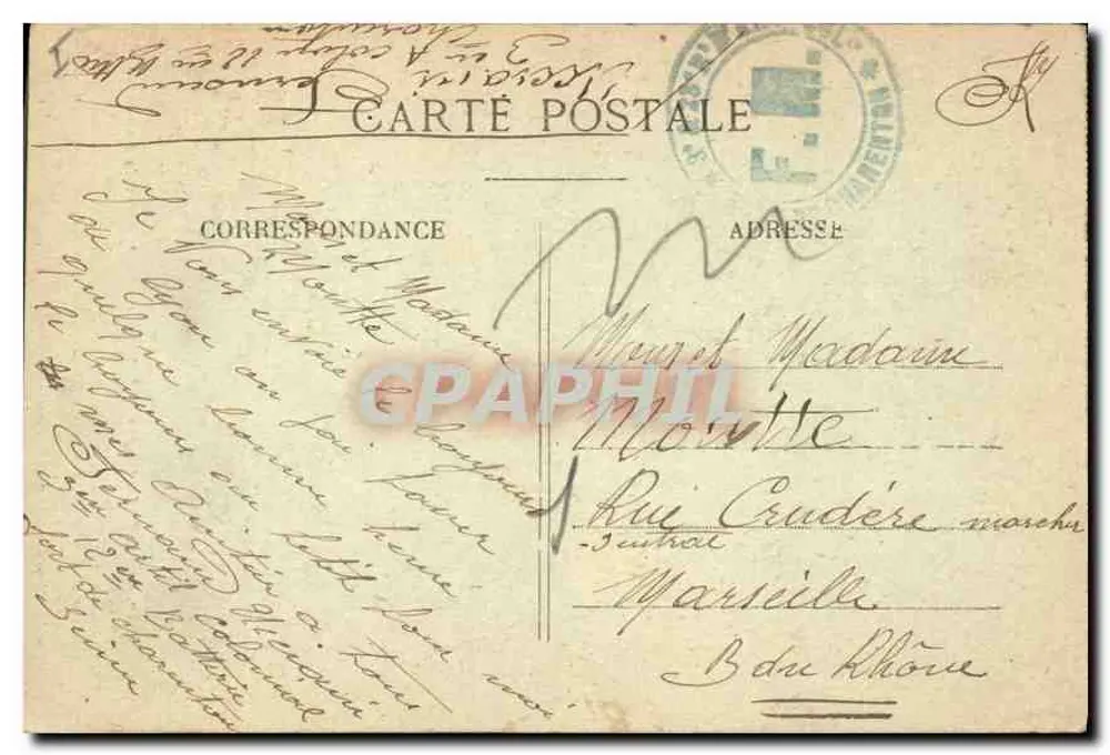 Lyon — Basílica de Fourvière — Editor não identificado, n° de série 5467 - Verso