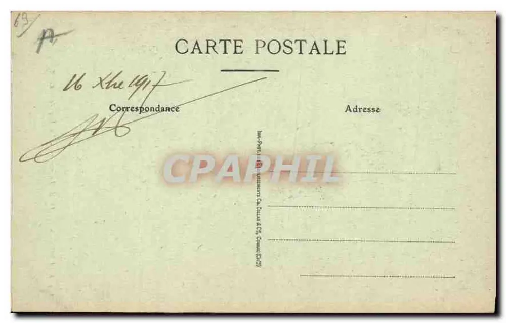 LYON — N.-D. de Fourvière — A Fachada — E. R. — n° 148 - Verso