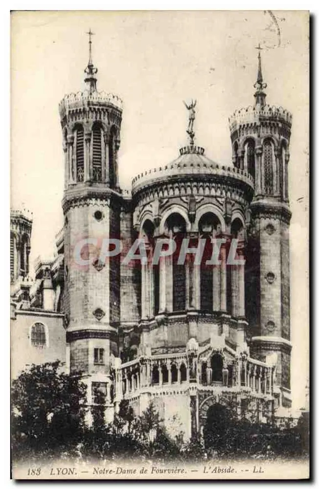 LYON — Nossa Senhora de Fourvière — A Abside — LL - Frente