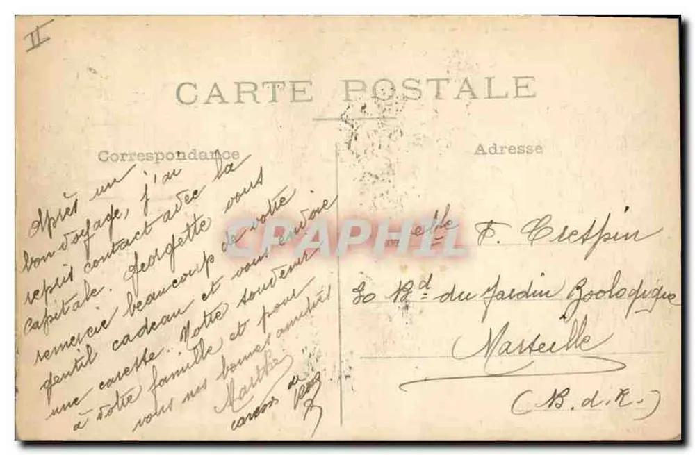 Paris — Allgemeiner Blick auf den Square d'Anvers und den Sacré-Cœur — L. D. - Rückseite
