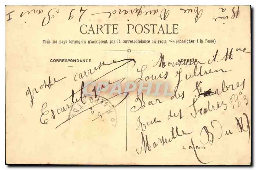 PARIS — Panorama dos Sete Pontes — L. D. - Verso