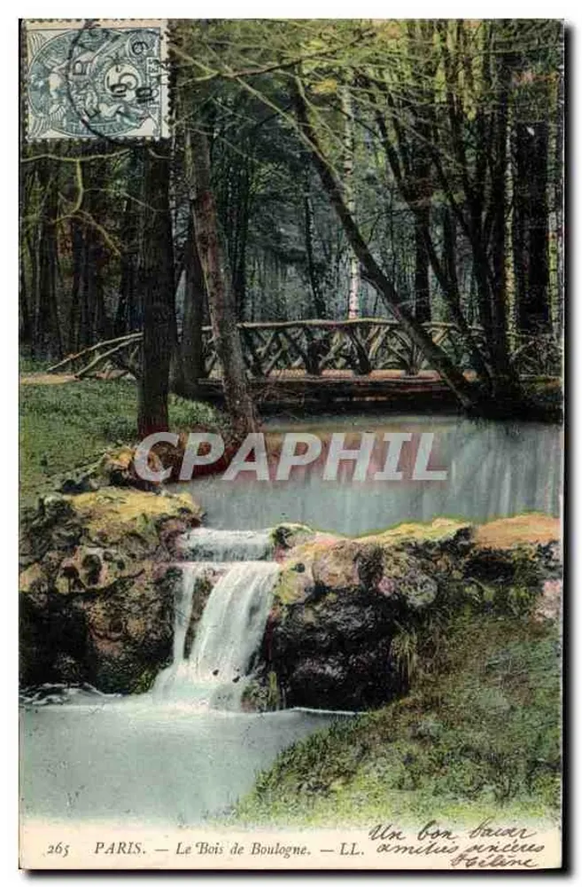 Paris — O Bois de Boulogne — LL - Frente