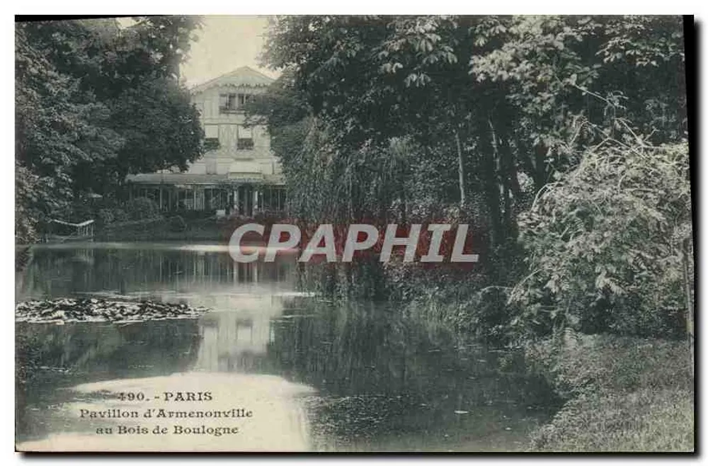 Pavillon d'Armenonville — im Bois de Boulogne — Paris — n°490 - Vorderseite