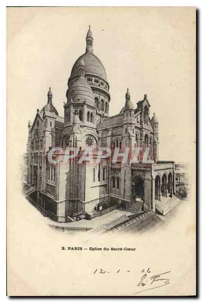 Paris — Igreja do Sagrado Coração — n°2 - Frente