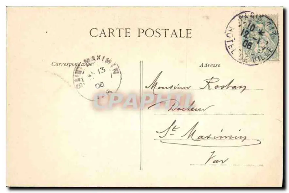 Paris — Igreja do Sagrado Coração — n°2 - Verso