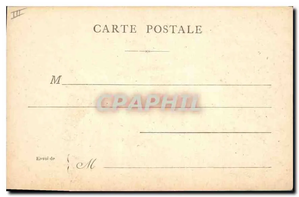Paris — Porte Saint-Denis — n° de série III - Verso