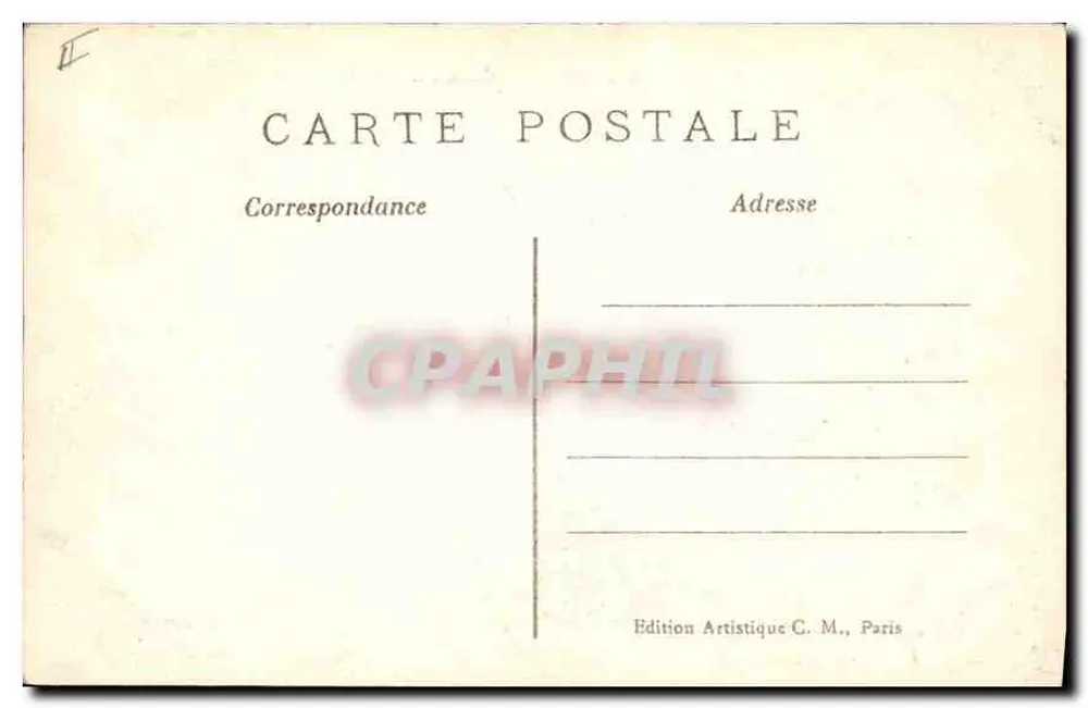 Paris (10º arr.) - A Estação Norte — C.M., n° 557 - Verso