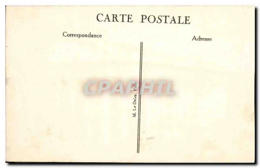 Paris - Place de la Bastille — Die Juli-Säule — Verlag B.D. n°4591 - Rückseite