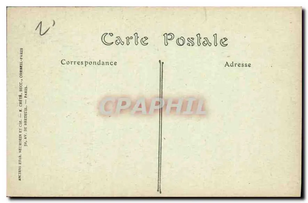 PARIS — A Fonte Saint-Michel — JND ROC, n° 2973 - Verso
