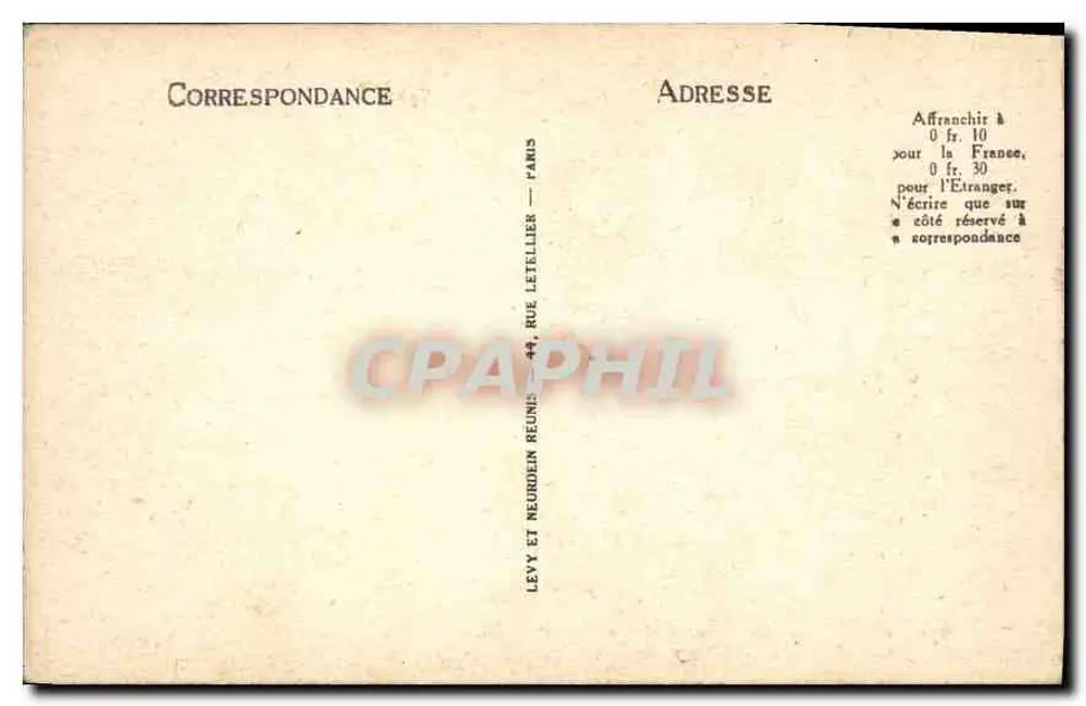 Paris - Kirche Saint-Julien-le-Pauvre — LL, n° 663 - Rückseite