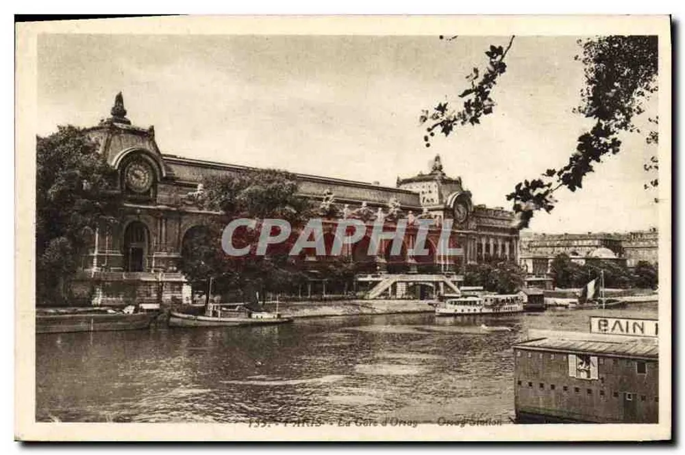 Paris - A Estação d'Orsay - Estação de Orsay — Edição La Cigogne, n° 133 - Frente